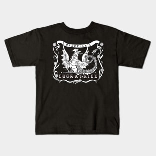 Marcella's Cockatrice - Black & White Kids T-Shirt